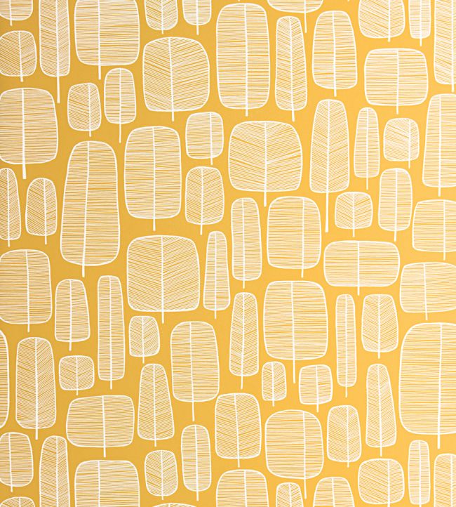 Little Trees Wallpaper - Yellow