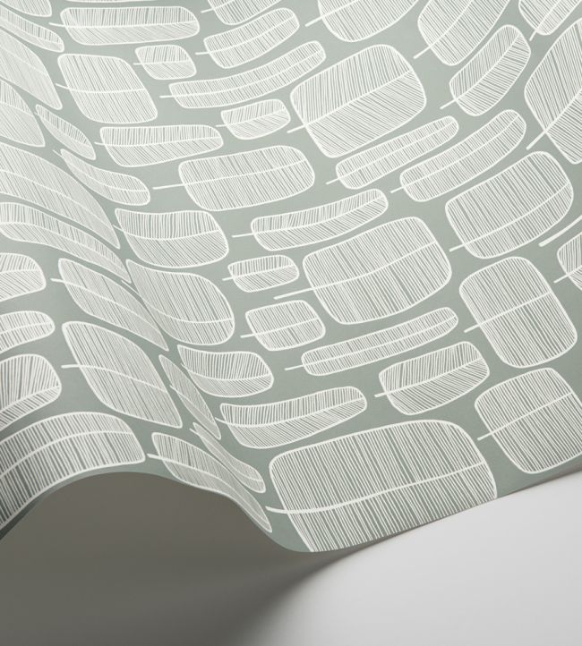 Little Trees Room Wallpaper - Silver