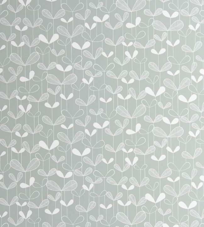 Saplings Wallpaper - Silver 