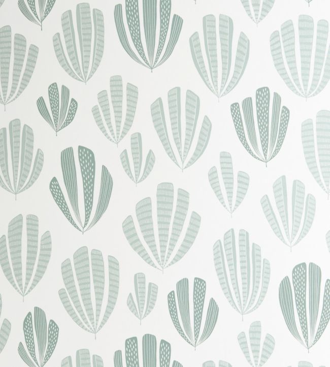 Hoja Wallpaper - Silver