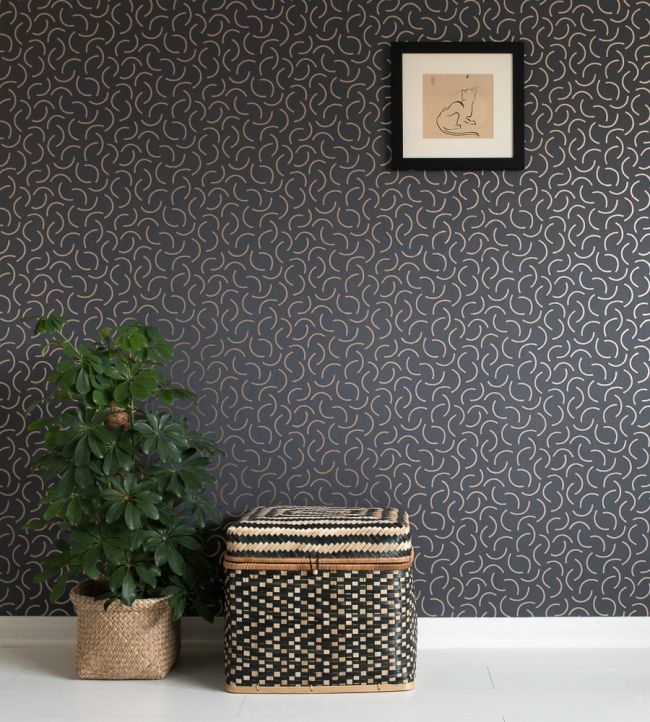 Tarn Room Wallpaper - Brown
