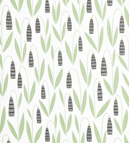 Snowdrops Wallpaper - Green