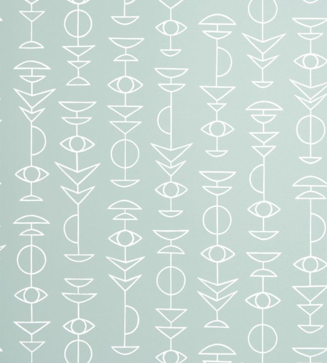 Pendulum Wallpaper - Teal 