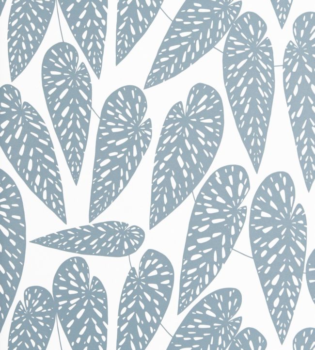 Tropics Wallpaper - Blue 