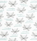 Water Lily Wallpaper - Gray