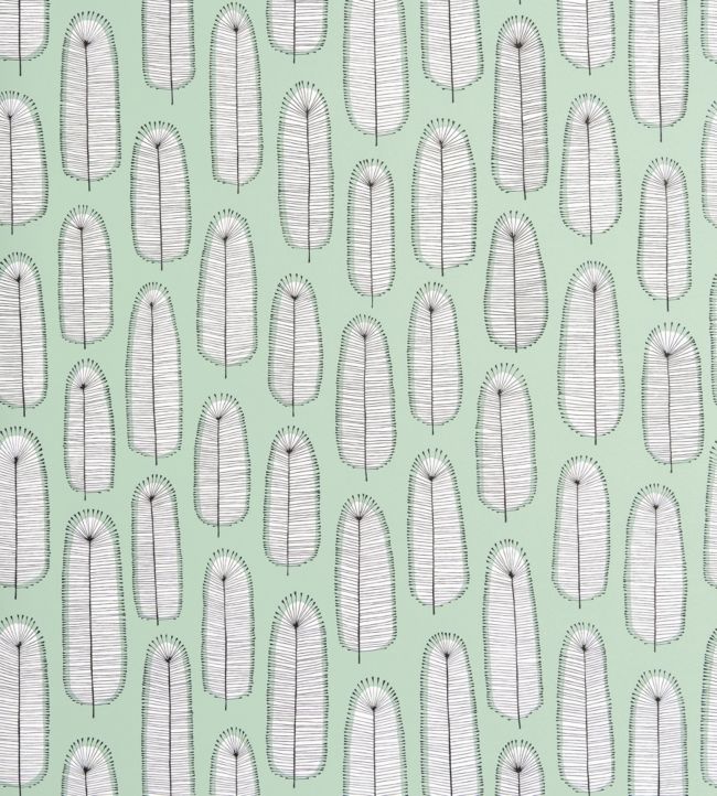 Bloom Blossom Wallpaper - Teal