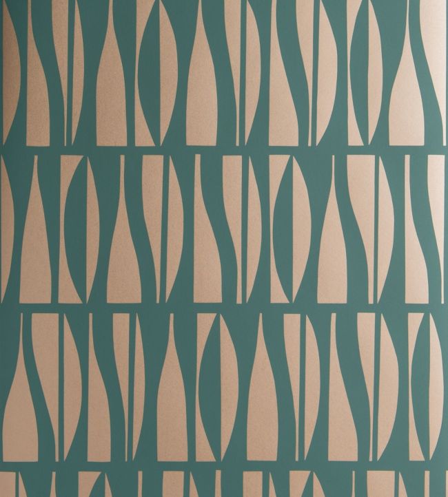 Bottles Wallpaper - Green