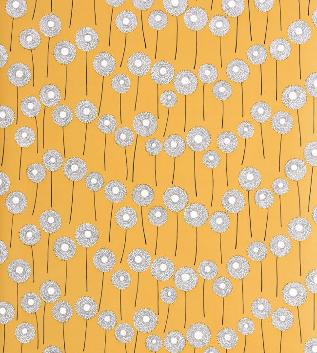 Meadow Wallpaper - Orange 
