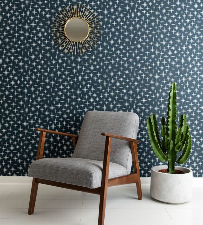 Limelight Room Wallpaper - Blue