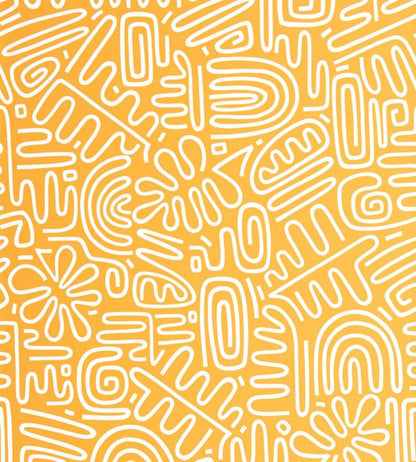 Nazca Wallpaper - Orange 
