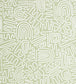 Nazca Wallpaper - Green 