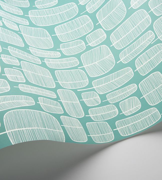 Little Trees Room Wallpaper 2 - Teal