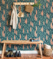 Garden City Room Wallpaper - Teal