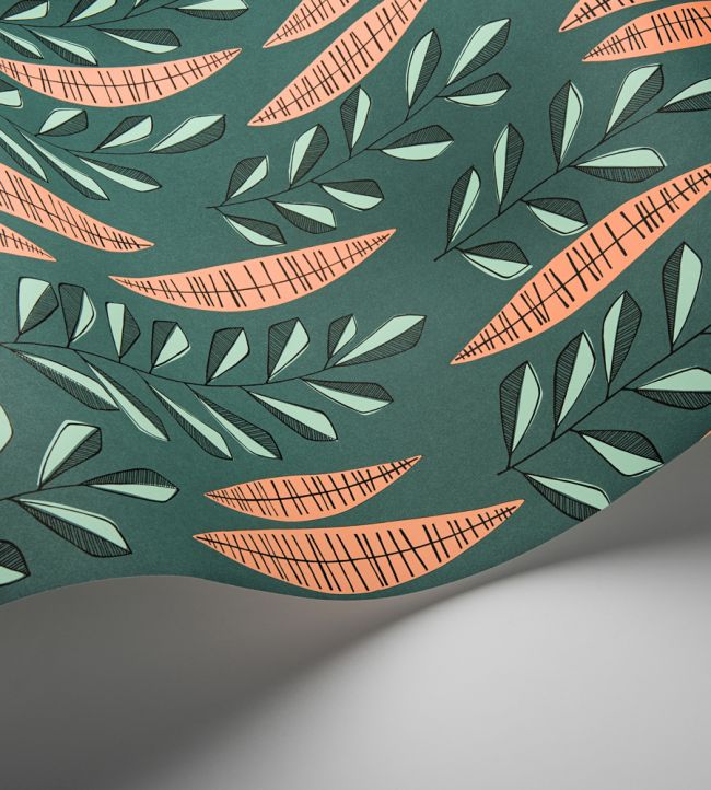Garden City Room Wallpaper 2 - Teal