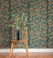Cotton Tree Room Wallpaper - Green