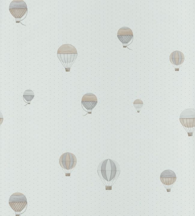 Montgolfiere Wallpaper - Silver 