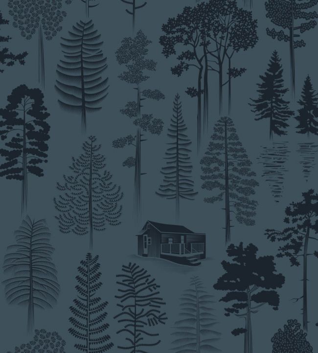 Catskills Wallpaper - Teal