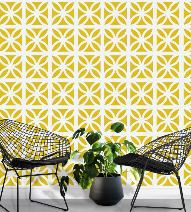 Breeze Room Wallpaper - Yellow