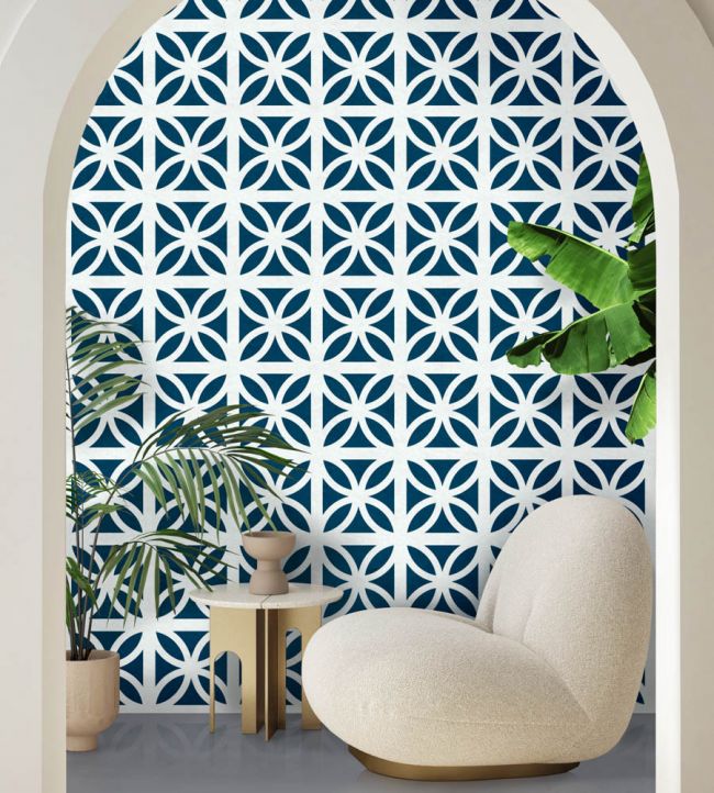 Breeze Room Wallpaper - Blue