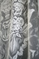 Devil Damask Lace Room Fabric 3 - Gray