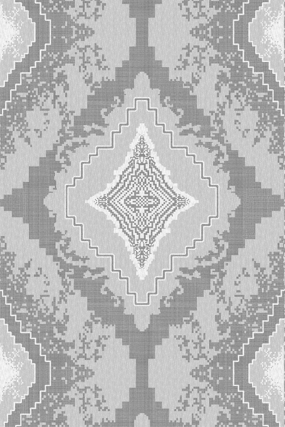 Grand Dame Lace Fabric - Gray