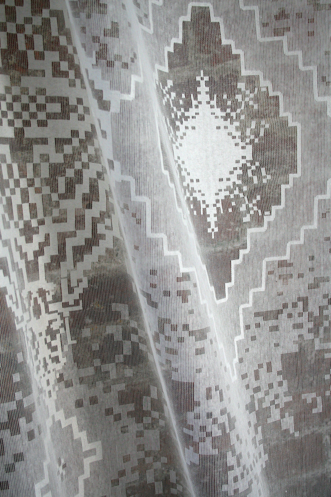 Medium Grand Lace Room Fabric 3 - Gray