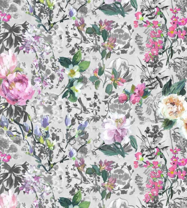 Majolica Wallpaper - Slate - PDG1028/02 - Designers Guild