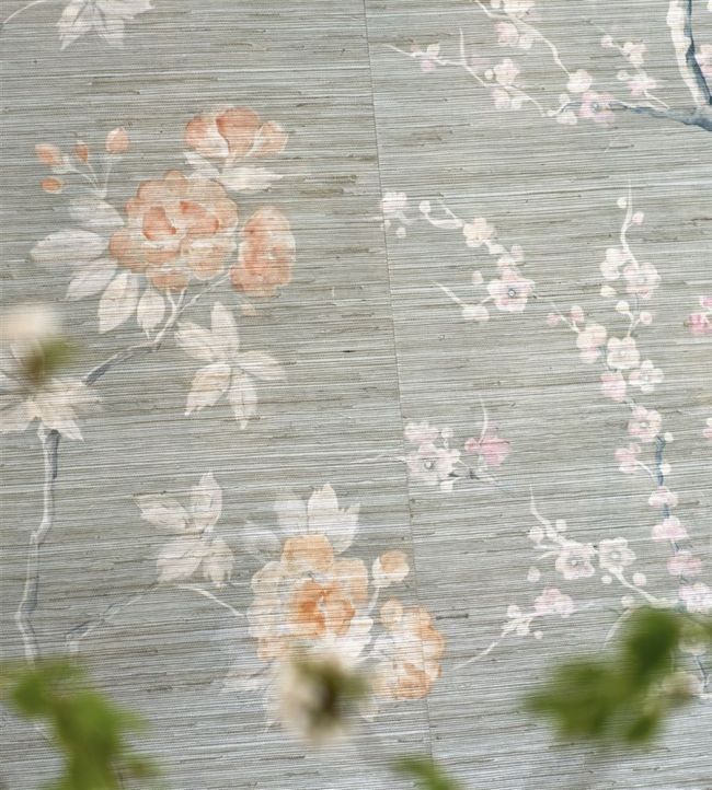 Manohari Grasscloth Wallpaper - Blossom - PDG1145/01 - Designers Guild