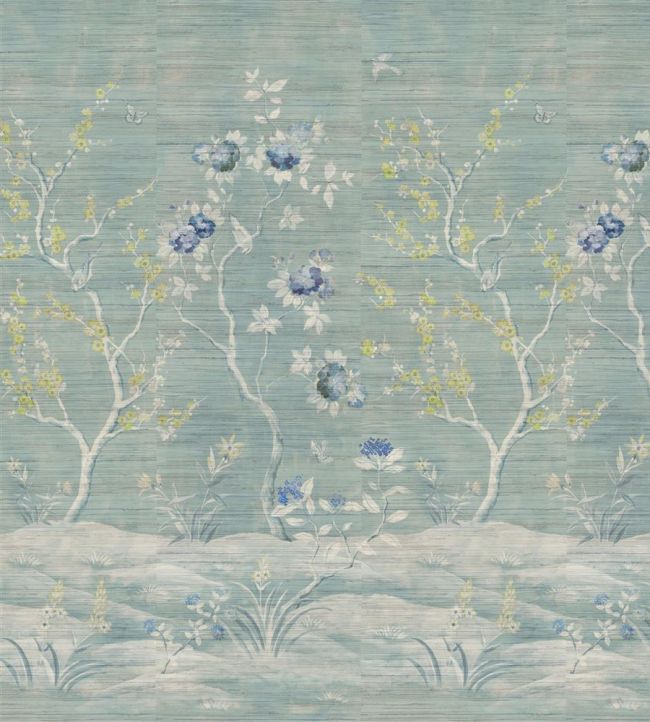 Manohari Grasscloth Wallpaper - Delft - PDG1145/02 - Designers Guild