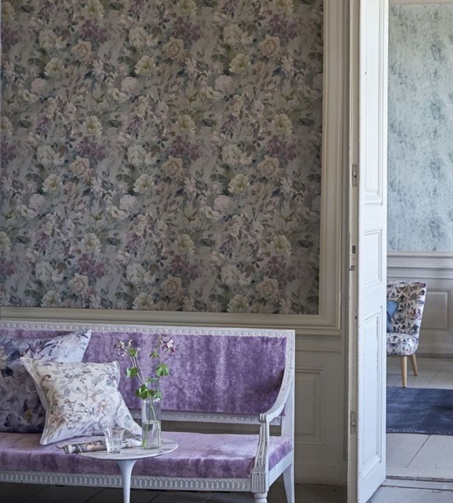 Marianne Wallpaper - Fuchsia - PDG712/01 - Designers Guild