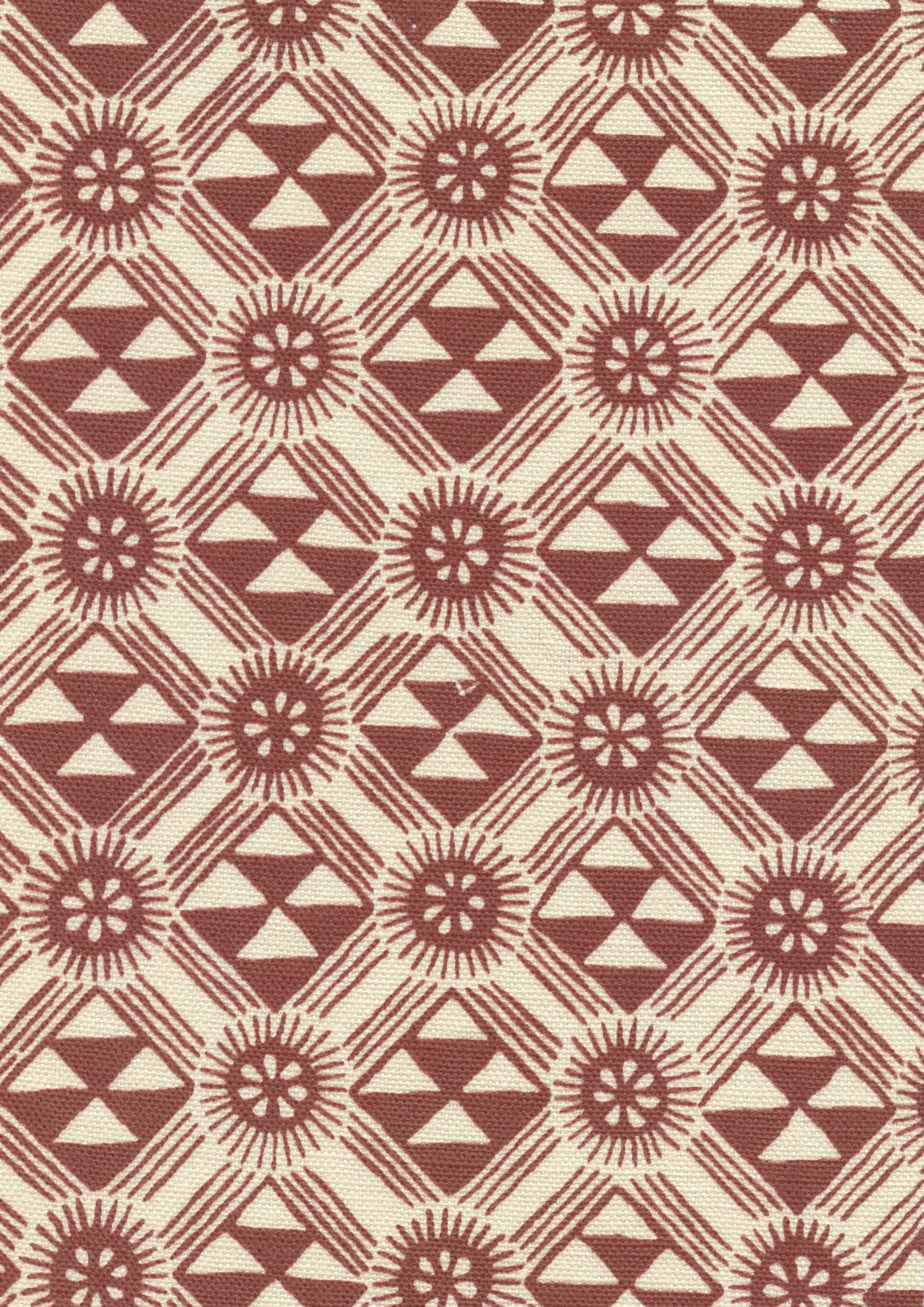 Monochrome Fabric - Red 