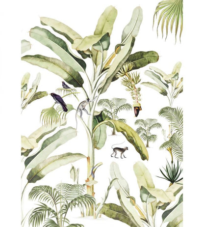 Baby Bananas Mural - Green