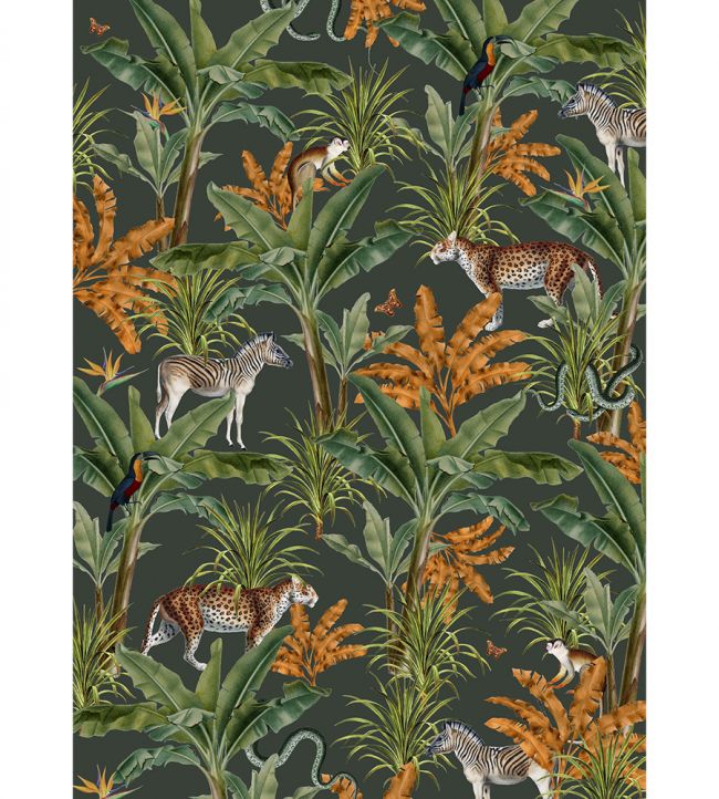 Mighty Jungle Mural - Green