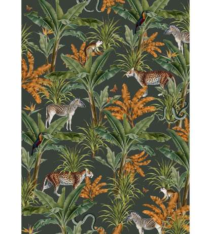 Mighty Jungle Mural - Green