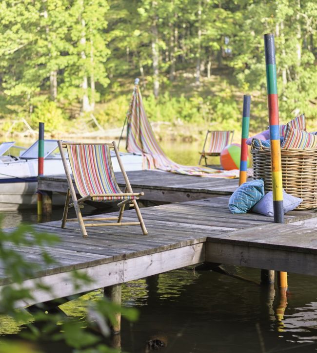 Pool Party Room Fabric - Multicolor