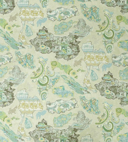 Eighty Days Fabric - Green 
