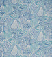 Monkey Puzzle Fabric - Blue 