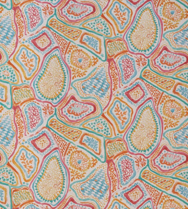 Monkey Puzzle Fabric - Multicolor 