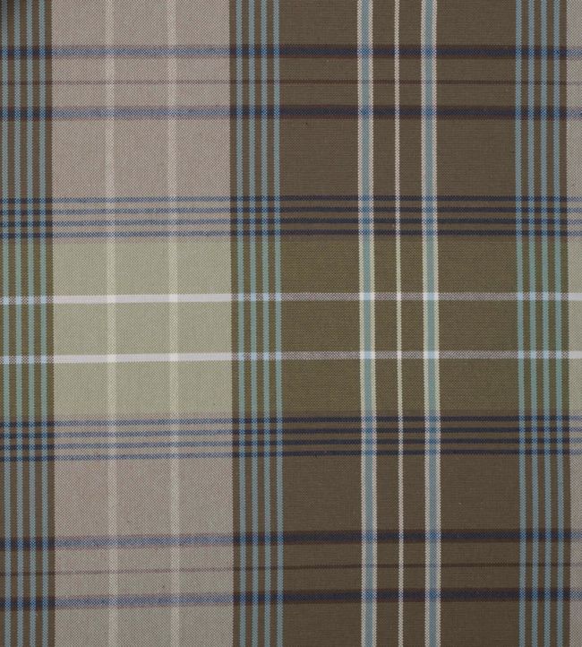 Arani Check Fabric - Brown 