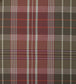 Arani Check Fabric - Red