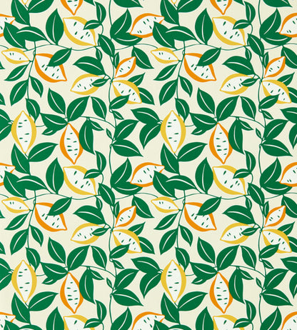 St Clements Wallpaper  - Green