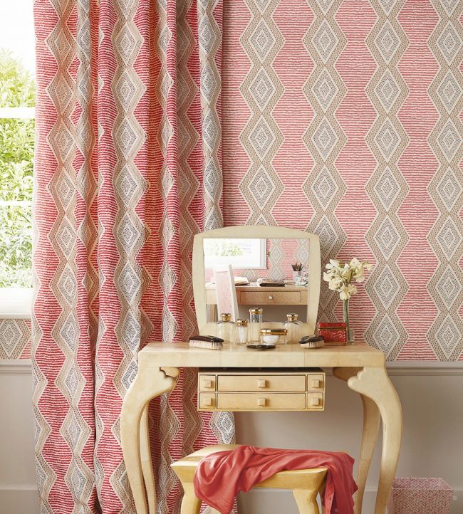 Belle Ile Room Wallpaper - Pink