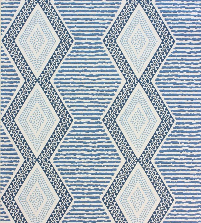 Belle Ile Wallpaper - Blue