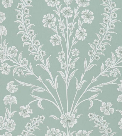 NCW4392-01 - Chelwood Wallpaper - Aqua - Nina Campbell