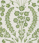NCW4392-04 - Chelwood Wallpaper - Green/ Ivory - Nina Campbell