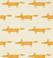 Midi Fox Wallpaper - Sand 
