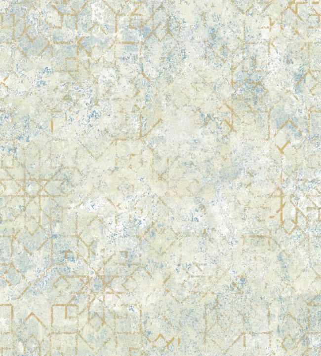Geometric Haze Wallpaper - Blue