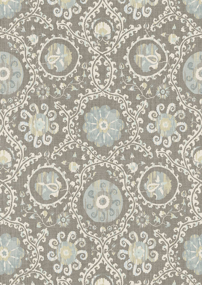 Oxus Wallpaper - Casement Blue - Lewis & Wood