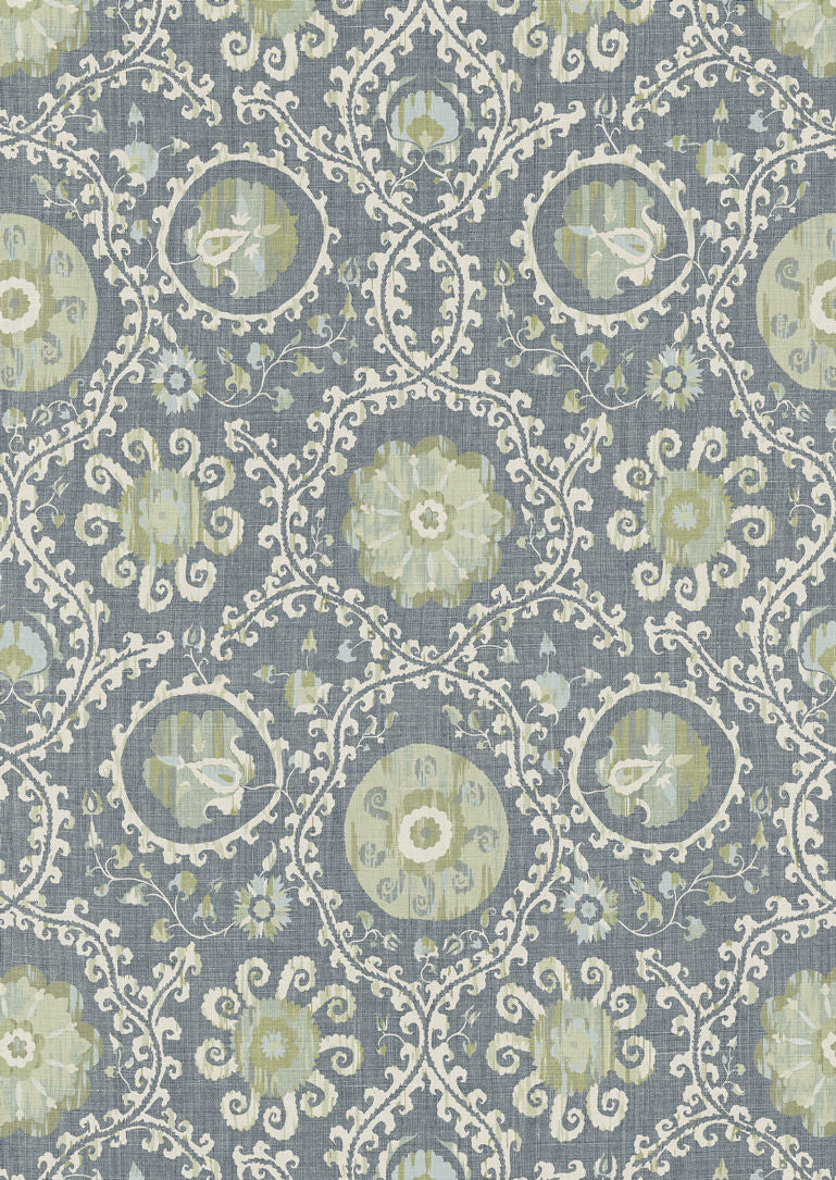 Oxus Wallpaper - Persian Green - Lewis & Wood