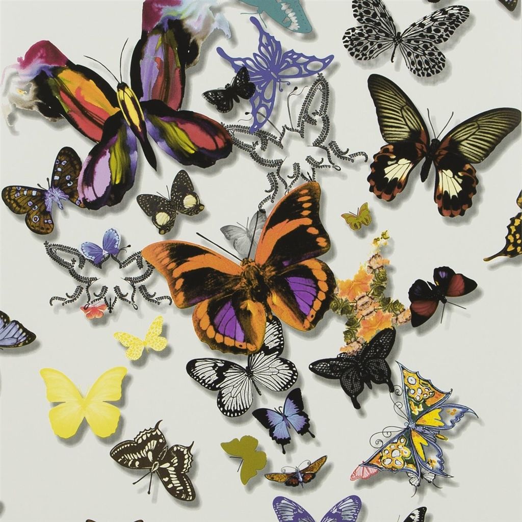 Butterfly Parade Wallpaper - Multicolor